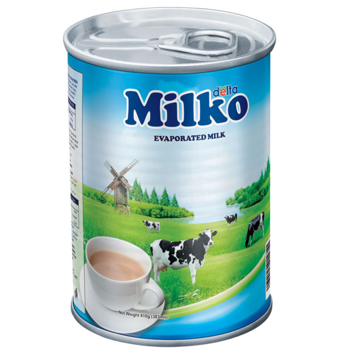 Delta Milko Evaporated Milk 410g